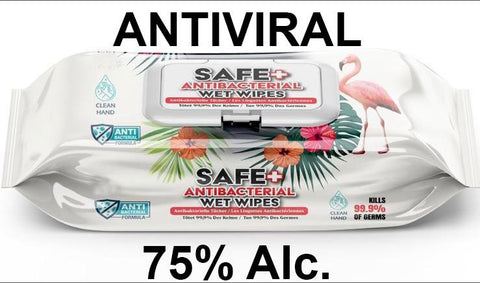 Desinfektionstücher (antiviral) mit Spenderfunktion 72 St. 75% Ethanol. Handdesinfektion, Flächendesinfektion. Tötet Viren & Bakterien.
