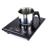 Induktionskochplatte mit LED-Display, 2000 Watt
