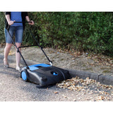 Kehrmaschine, 70 cm Breite, rot oder blau