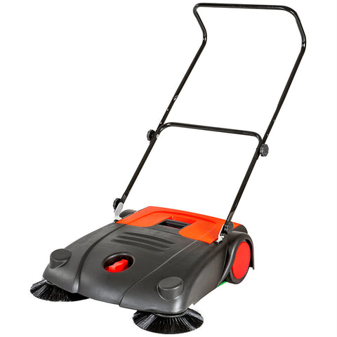 Kehrmaschine, 70 cm Breite, rot oder blau