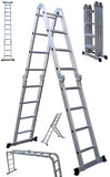 Multifunktionsklappleiter  3,60 m oder 4,80 m Länge. Eingeklappt 127 cm.