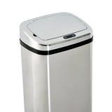 Abfalleimer XXL mit Hand-Bewegungssensor & Aluminium-Korpus, 50 Liter