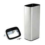 Abfalleimer XXL mit Hand-Bewegungssensor & Aluminium-Korpus, 50 Liter