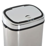 Abfalleimer XXL mit Hand-Bewegungssensor & Aluminium-Korpus, 50 oder 68 Liter