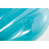 XXL Badeinsel Muschel blau inkl. Getränkehalter, 190 cm
