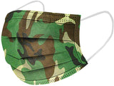 MNS Atemschutzmasken "OP-Maske" 3-lagig, Camouflage
