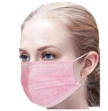 MNS Atemschutzmasken "OP-Maske" 3-lagig, rosa.