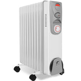 Ölradiator 2500 Watt Öl Radiator Elektroheizung Heizer Heater 24h Zeituhr Timer