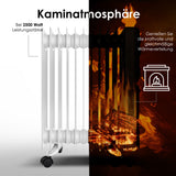 Ölradiator 2500 Watt Öl Radiator Elektroheizung Heizer Heater 24h Zeituhr Timer