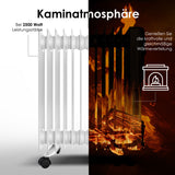 Ölradiator 2500 Watt Öl Radiator Elektroheizung Heizer Heater 24h Zeituhr Timer