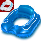Schwimmsessel Pool Liege Sessel blau oder weiß
