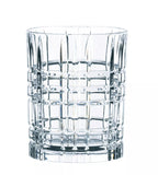 Quad Longdrinkglas und Whiskyglas, Wasserglas 12er Set, 2 Größen, Kristallglas