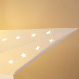 Tischlampe Weihnachtsstern Lampe Papierstern Lampe Leuchtstern weiß+gold, 71cm hoch