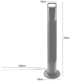Säulenventilator mit Fernbedienung, weiß, silber oder schwarz