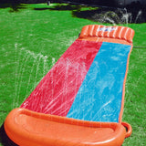 Wasserrutsche Kinder Badespaß mit aufblasbarer Startrampe, 549cm