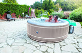 Whirlpool aufblasbar TÜV geprüft, 4 Personen SPA Selbstaufblasend, beheizter Pool Outdoor & Indoor