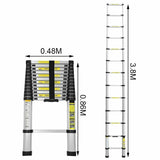 Teleskop-Anlegeleiter 200/260/320/380/410/440 cm