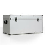 Aluminium-Transportkisten, 3er Set, schwarz oder silber