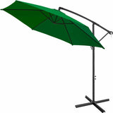 Ampelschirm ALU Ø300cm. Marktschirm mit Kurbel. Verschiedene Farben.
