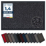Schmutzfangmatte Sauberlaufteppich blau-schwarz, 60x90 / 90x150 / 120x180 cm