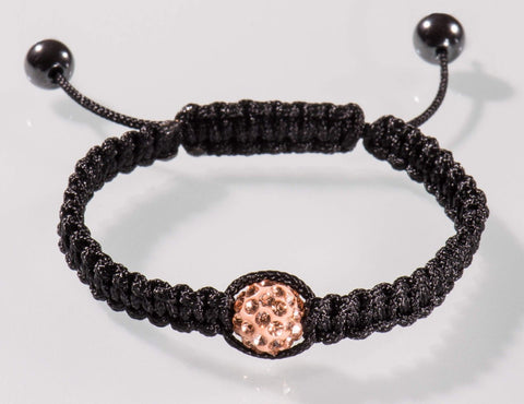 Shamballa Damen Herren Armband Strass Kristall rosegold gold rose Armreif