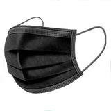 MNS Typ IIR (Typ2R) EN14683 - medizinisch-chirurgische Atemschutzmasken 3-lagig, schwarz