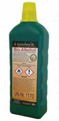 Bio-Ethanol (96,6%) 1 Liter für Ethanol-Kamine und Feuerschalen