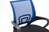 Besucherstuhl EUGEN Mesh, blau