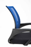 Besucherstuhl EUGEN Mesh, blau