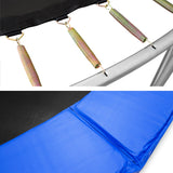 Trampolin Ø 244/305/366/396/427/457 cm | TÜV SÜD GS Zertifiziert | Komplettset mit Sicherheitsnetz Regenabdeckung, Leiter, Randabdeckung & Zubehör | Kindertrampolin Gartentrampolin.