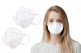 FFP2 weiße Atemschutzmasken, CE-zertifiziert. 5-lagig. (CE0370 EN 149:2001 + A1:2009)