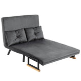 Schlafsofa Doppelsofa 102 cm breit, mit Armlehne. Schlafsessel Gästebett