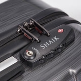 Luxus Handgepäck Koffer Trolley. Extrem stabil aus Polycarbonat! Schwarz, Silber, Anthrazit oder Blau.