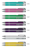 Kugelschreiber aus Vollmetall inklusive Druck Ihres Namens, Firma oder Logo