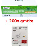 Lysun Corona Schnelltest. BfArM gelistet. 100% Spezifität. 200 x FFP2 Atemschutzmasken gratis!