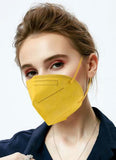 FFP2 Gelbe Gesichtsmasken Sondermodell 5-lagig. (CE2841 EN 149:2001 + A1:2009)