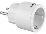 Mini-Funksteckdosen 4er-Set  mit Fernbedienung, bis 2.300 Watt, 50 m