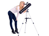 Professionelles Spiegelteleskop mit bis zu 175-facher Vergrößerung