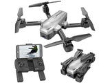 Faltbarer GPS-Quadrocopter, Video-Drohne, Foto-Drohne m. 4K-Cam. WLAN, Follow-Me, Gyroskop.