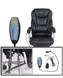 Massagesessel als Leder-Chefsessel PACE mit Liegefunktion