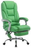 Massagesessel als Leder-Chefsessel PACE mit Liegefunktion