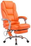 Massagesessel als Leder-Chefsessel PACE mit Liegefunktion
