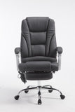 Massagesessel als Leder-Chefsessel PACE mit Liegefunktion