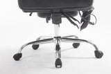 Massagesessel als Leder-Chefsessel PACE mit Liegefunktion