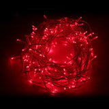 LED Lichterkette für Innen- und Außenbereich 20 Meter, rot