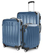 Reisekoffer-Set, 3 teilig, blau