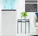 Viren - Luftreiniger 5in1 mit HEPA-Kombifilter, Aktivkohlefilter, Ionisator