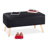 Sitztruhe 40 Liter. 80 x 40 x 39,5 cm. Mit Stauraum, Sitztruhe, Sitzhocker mit Stoff-Polsterung.
