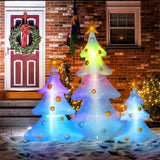 Aufblasbare Weihnachtsdeko mit LED-Licht, 210 cm 3er-Set Weihnachtsbaum