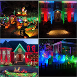 LED RGB Color Gartenlicht 6er Set mit Gartenspieß. 4 x 3 Watt Farbige LED-Licht. Fernbedienung